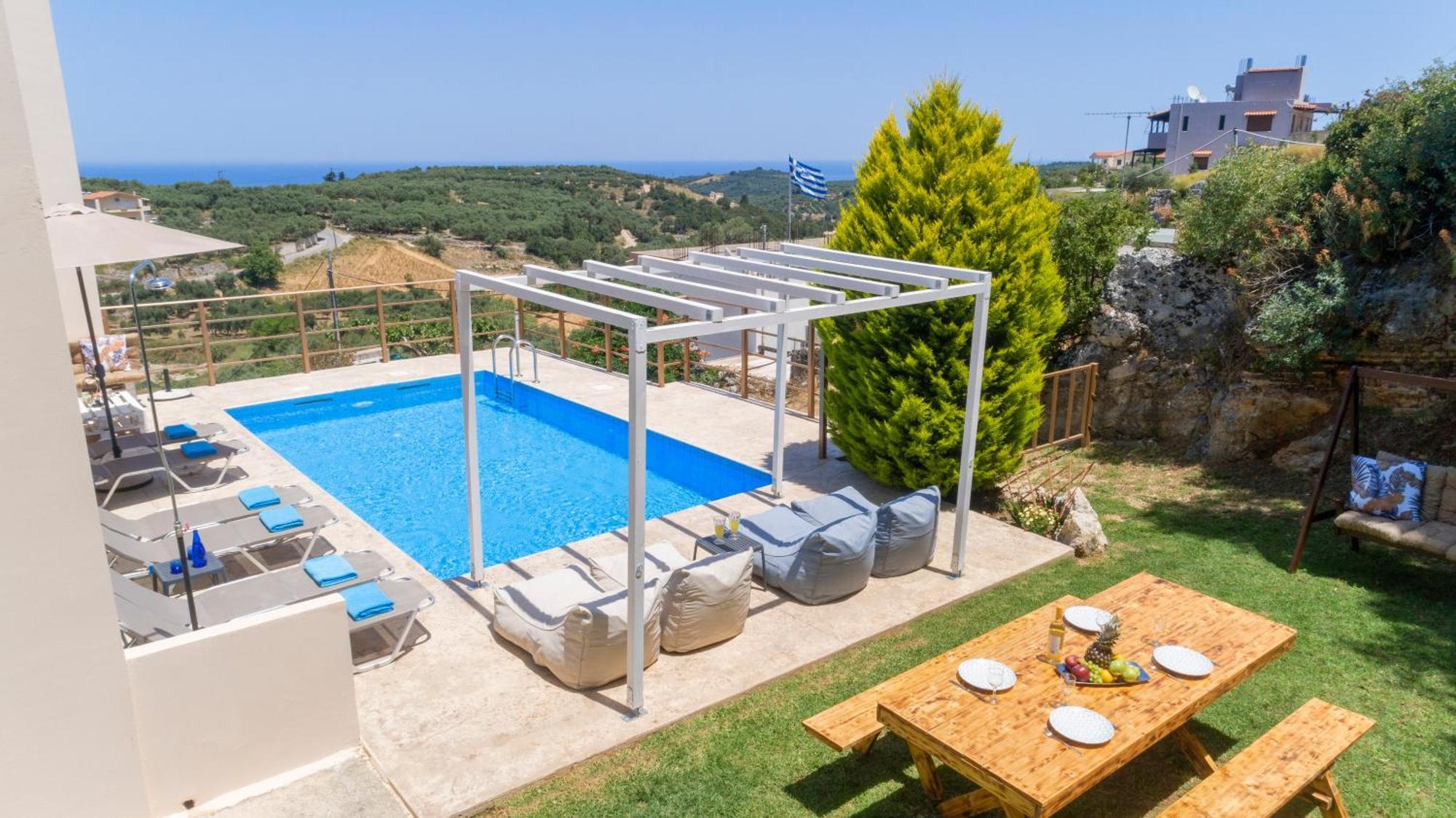 Cretan Sunny Villa Kournás 外观 照片